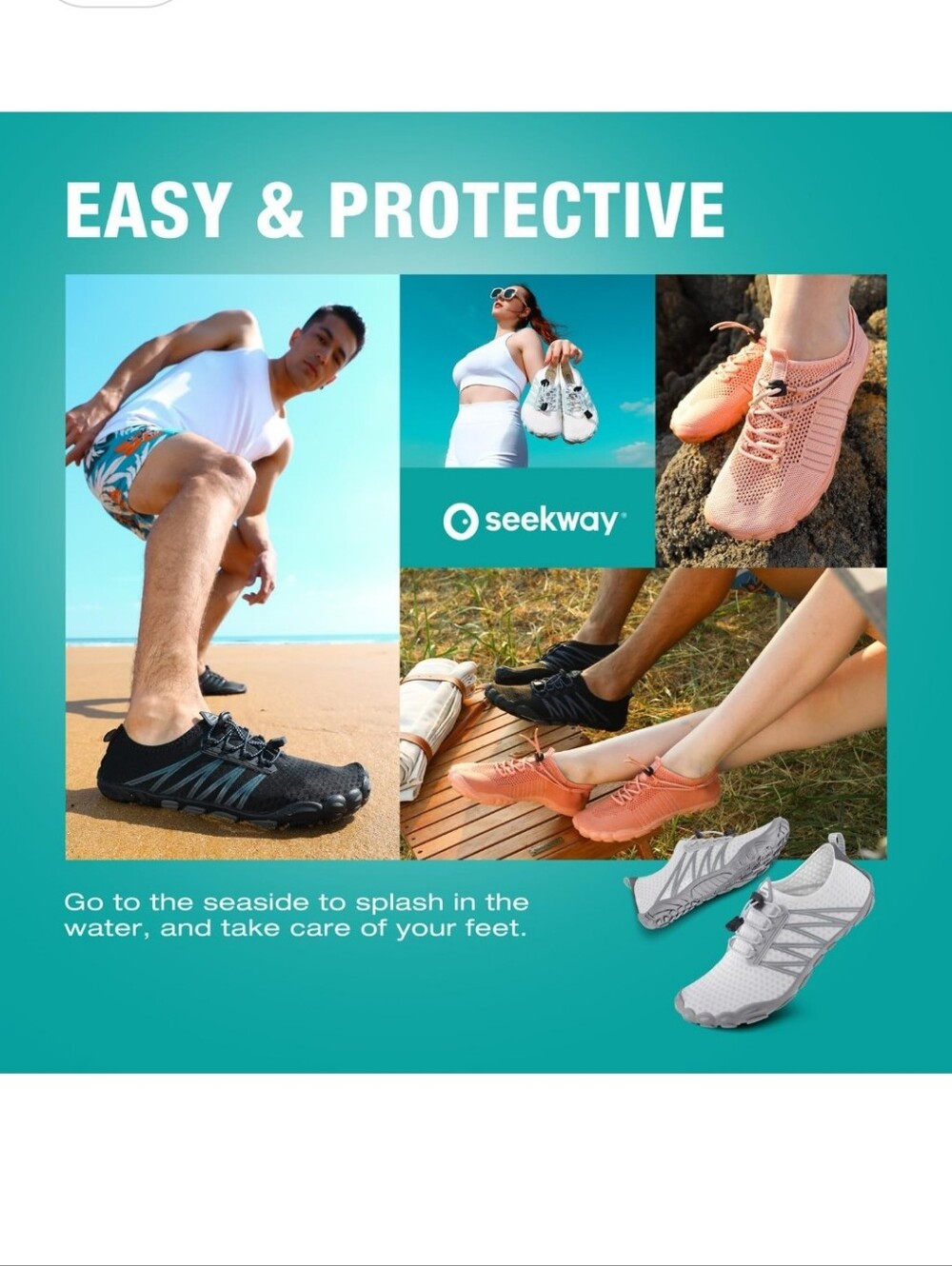 Seekway Water Shoes Sz 41 - 10.5 Womens - Picture 8 of 9
